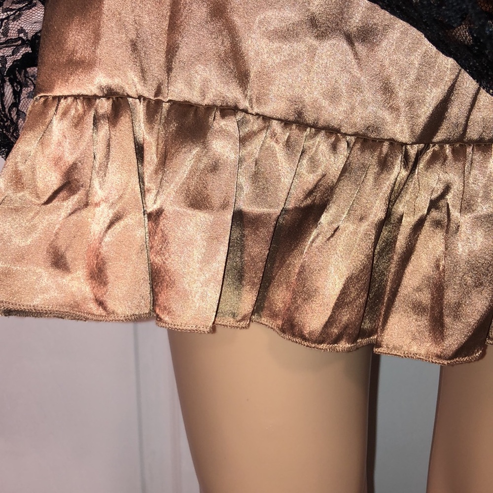 Apollo Black/Brown Lace Dress. NWT. M - Picture 4 of 8